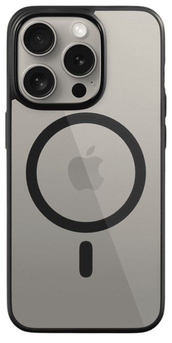 EPICO Mag+ Hero kryt pre iPhone 15 Pro Max (Ultra) s podporou MagSafe 81410101300002 - transparentná čierna
